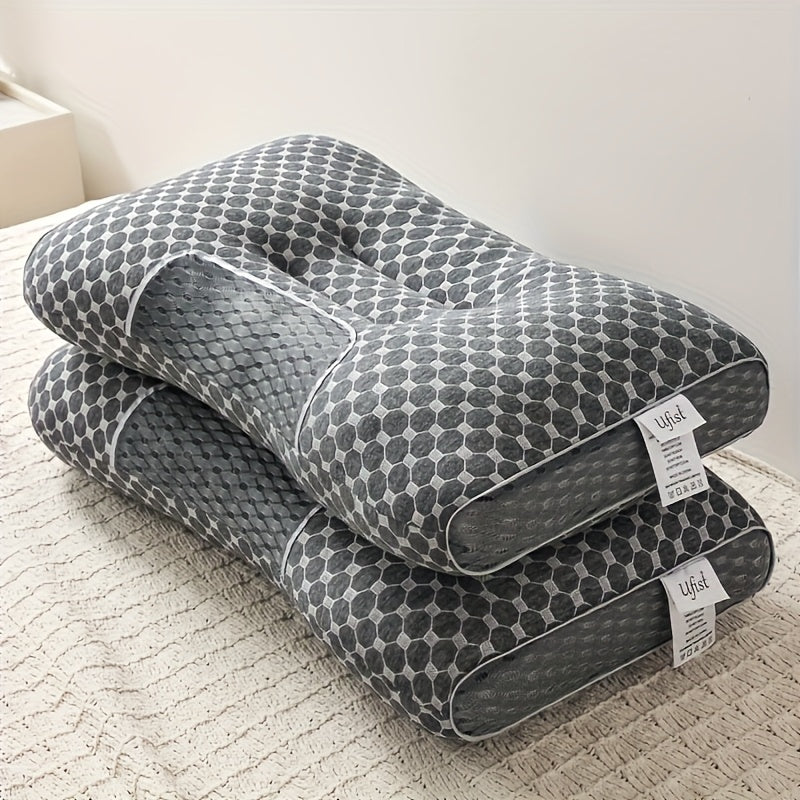 Bed Pillows 2-Pack Ultra-Soft Neck Support Pillow Inserts with Removable Machine-Washable Covers – Breathable All-Season Deep Sleep Bedroom Comfort, 7 Colors, Perfect Housewarming Gift
