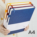 A4 Hardcover Notebook 320 Pages 100GSM – Large College Ruled Leather Journal 8.5x11 for Work School Study Writing Business, Lined Notebook for Women Men, 6 Colors