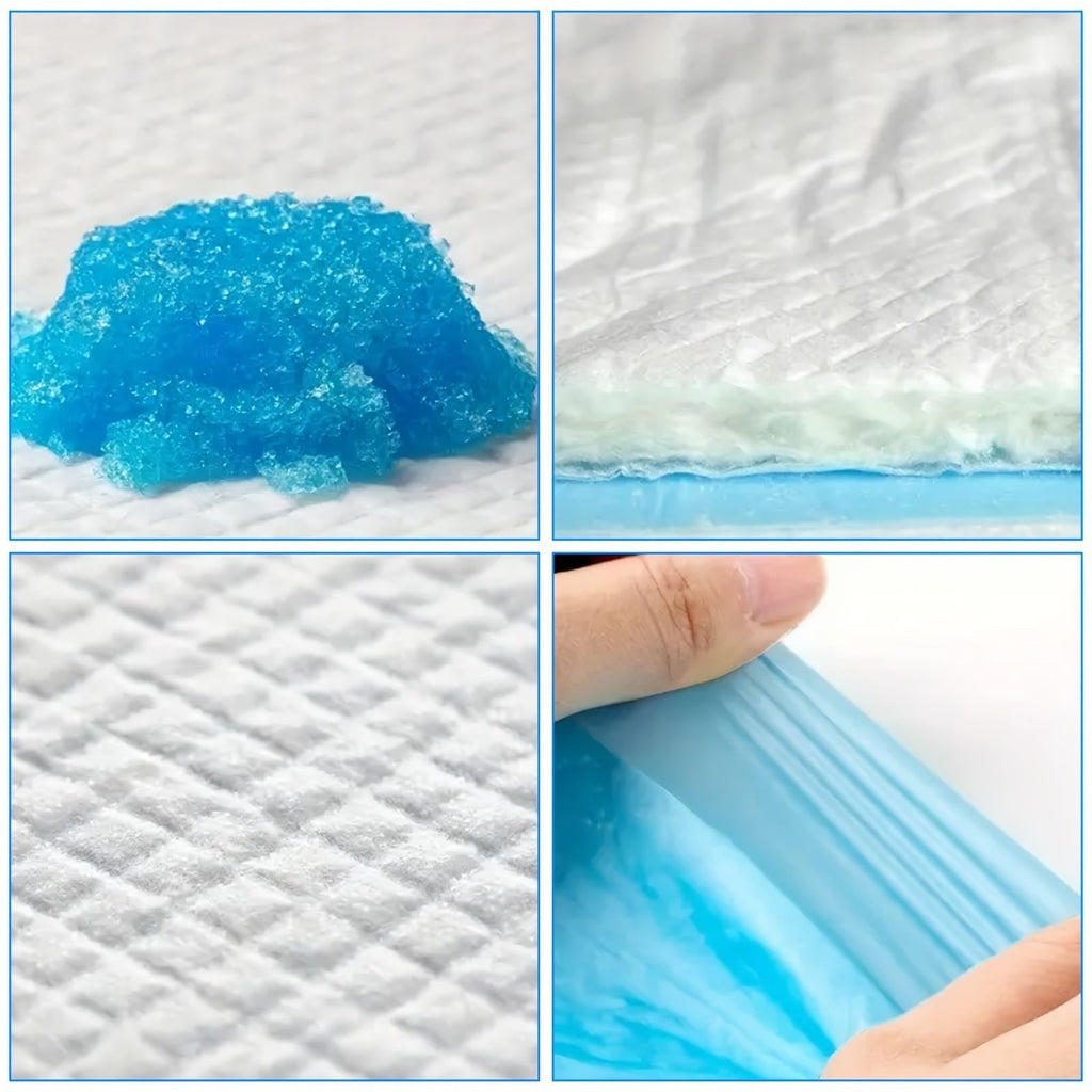 Super Absorbent Dog Pee Pads 23.6x23.6 Inch for Puppy Training & Indoor Pet Toilet Use – Leak-Proof Odor-Control Training Pads, 50/100/200/400 Count Bulk Value Packs