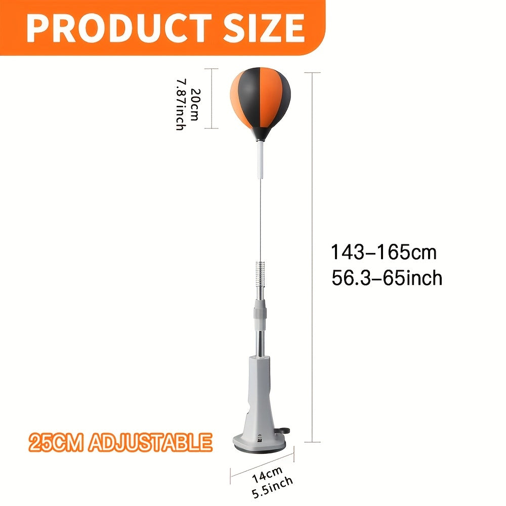 Reaction Punching Ball Indoor Boxing Training Speed Ball – Suction Cup & Adhesive Bases, Adjustable, Reinforced High Quality, for Adults and Youth Boxing Fitness Workout
