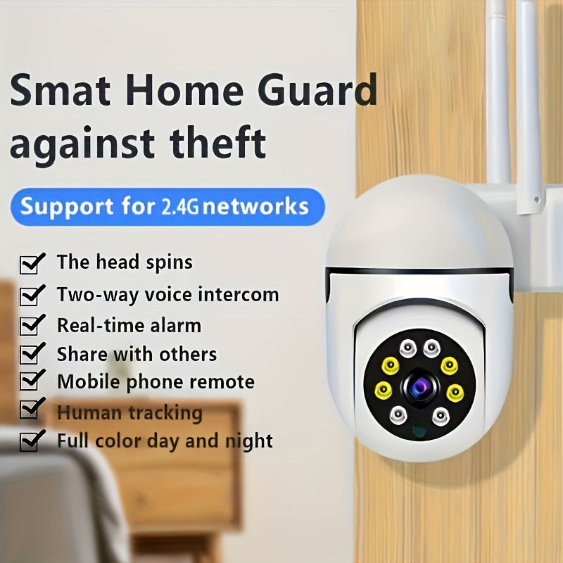 4-Pack 5G WiFi Security Camera 1080P – 360° PTZ Panorama Smart PIR Motion Detection Color Night Vision Two-Way Audio IP54 Weatherproof, Indoor Outdoor Home Surveillance with App Remote Viewing