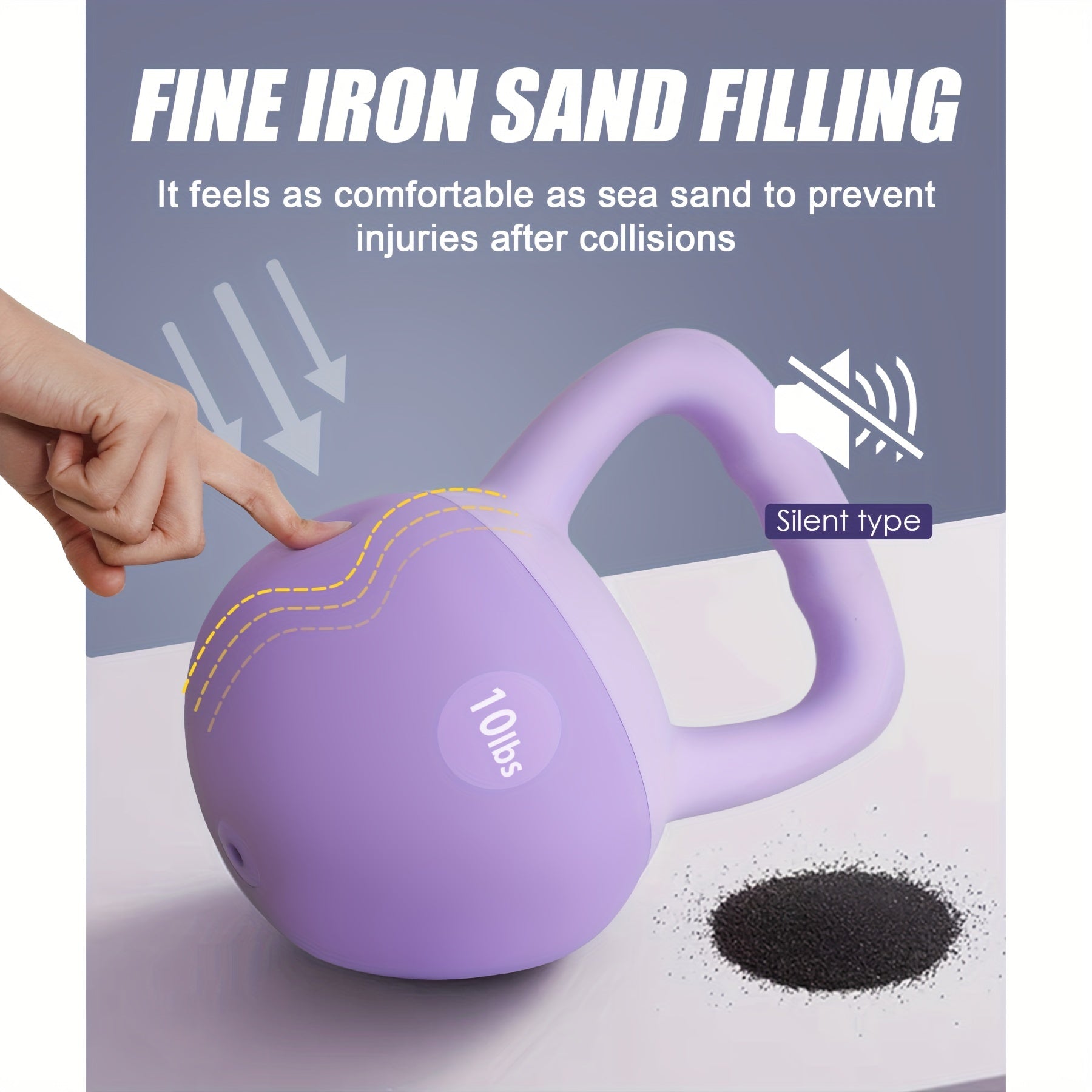 SOGES PVC Soft Kettlebell with Wide Non-Slip Handle – Iron Sand Filled Strength Training Kettlebell 10 to 30 lbs, Safe for Home Gym, Floor & Kids, Ideal for Women & Beginners, Swings Squats HIIT CrossFit