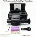 Digital Night Vision Monocular 5x Zoom 300M Range – 940nm Infrared 50mm Lens HD1080P Photo Video Aluminum Alloy Scope with 2 Rechargeable Batteries for Hunting, Fishing, Camping & Wildlife Observation