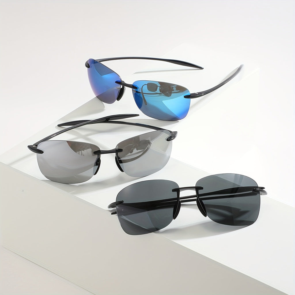 Polarized Sunglasses for Men 3 or 6 Pack – UV400 Anti-Glare HD Lenses Lightweight PC Frame Driving Outdoor Sports Fishing Hiking Bulk Gift Set for Him Dad