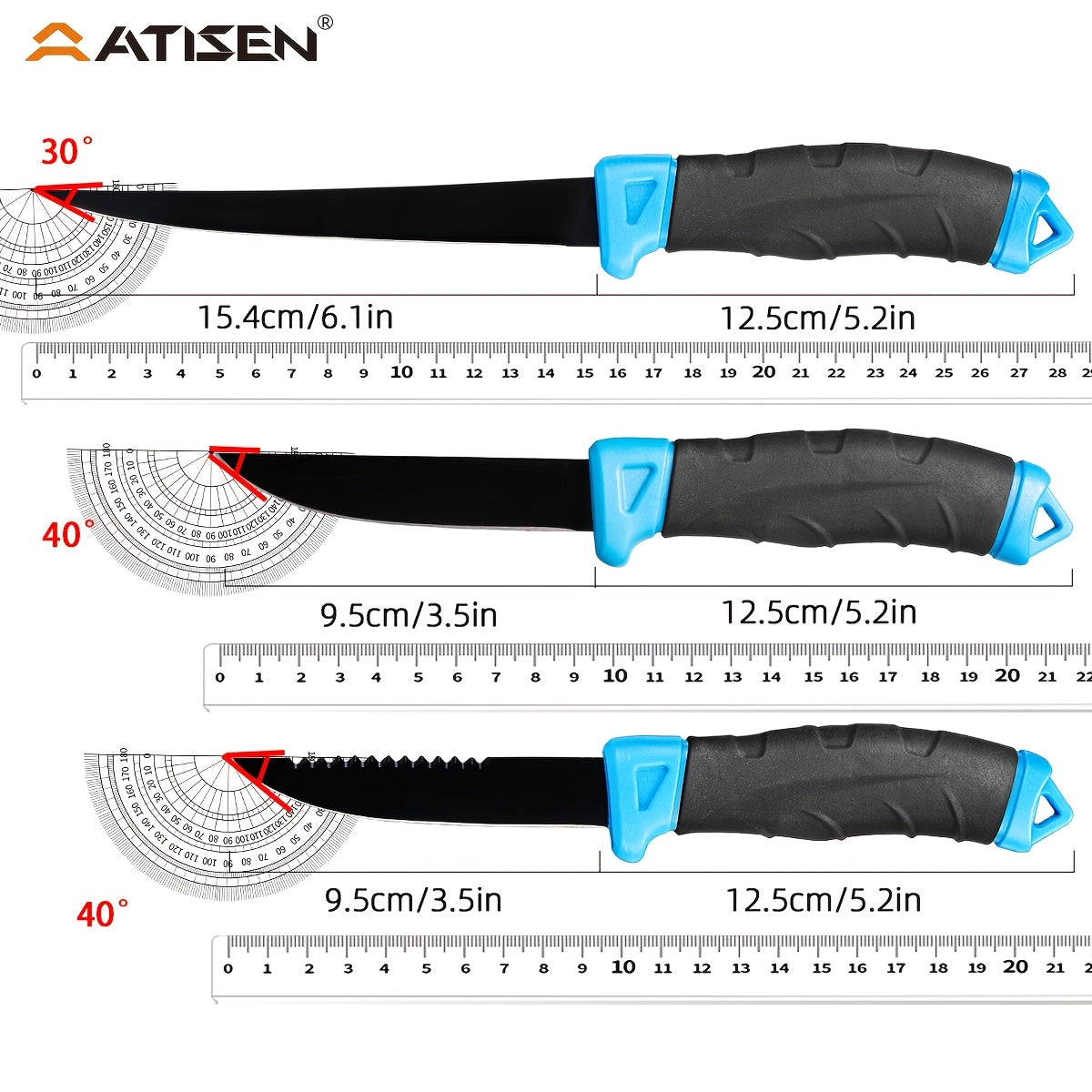 Fishing Knife Set 7/23/104/107-Piece – Stainless Steel Fillet Boning Gutting Knives with Line Cutter Camping Cutting Carving Tool Kit for Freshwater Saltwater Fishing Fisherman Gift for Men