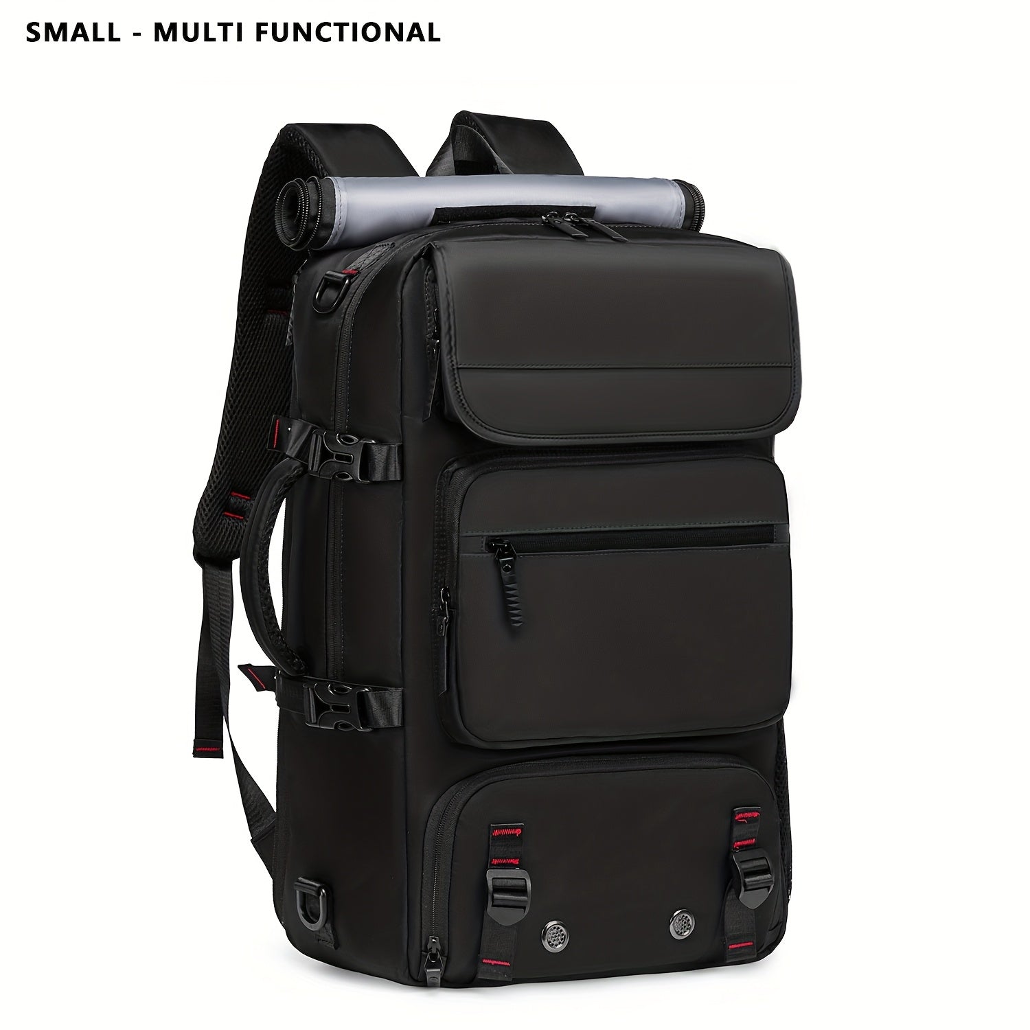 17 Inch Laptop Backpack Large Capacity – Airline Approved Travel Bag with Shoe Compartment, Multi-Pocket Business Work Backpack for Men, Durable Nylon, Hiking & Camping, Small & Large Sizes