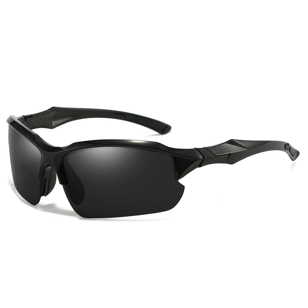 3-Pack Sports Sunglasses UV400 Half Frame for Men & Women – Lightweight Polarized Goggles for Running, Fishing, Skiing, Driving & Outdoor Activities, Sun Protection Eyewear Set