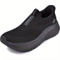 Men's Hands-Free Slip-On Orthopedic Sneakers – Wide Toe Box, Arch Support, Metatarsal Pad, Cushioned Zero Drop Sole, Mesh Upper, Walking Shoes for Comfort & Pain Relief