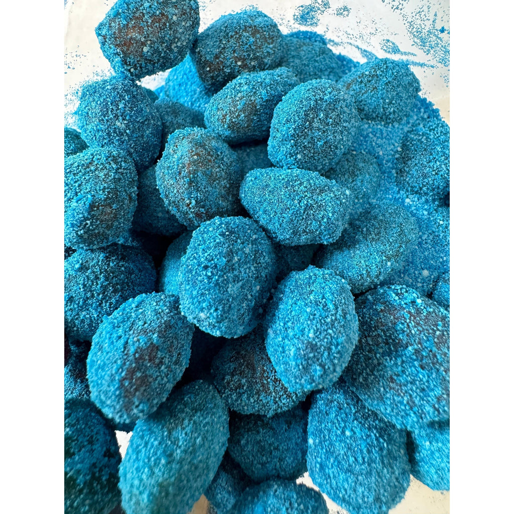 Sour Blue Raspberry Gushers Candy – Viral Sour Gummy Snacks with Juicy Liquid Center, Bold Tangy Flavor for Lunchboxes, Parties, Road Trips & Sour Candy Lovers