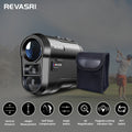 REVASRI Golf Rangefinder 650 Yards – Laser Range Finder with Golf Mode Slope Compensation Speed Height Horizontal Vertical Distance Two-Point Measurement for Golf Hunting Archery Outdoor