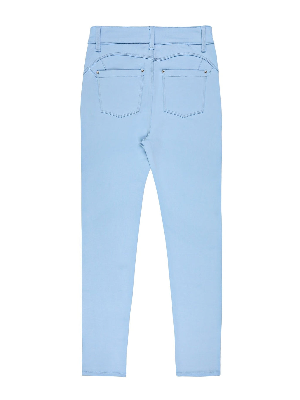 High Waist Stretch Skinny Jeans Women Metal Button Detail Street Style Slim Fit Denim Pants 10 Colors S-XXL