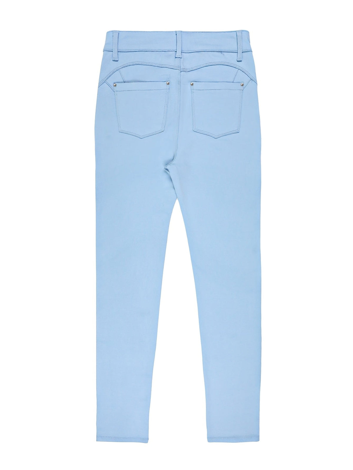 High Waist Stretch Skinny Jeans Women Metal Button Detail Street Style Slim Fit Denim Pants 10 Colors S-XXL