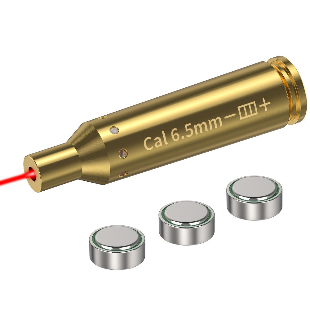 Laser Bore Sight Multi-Caliber Kit for 9mm, 45ACP, 223REM, 308WIN, 380ACP, 38SPL & 12GA – High-Precision Red Laser Boresighter for Rifles, Pistols & Shotguns, Easy Install, 2 Battery Sets Included