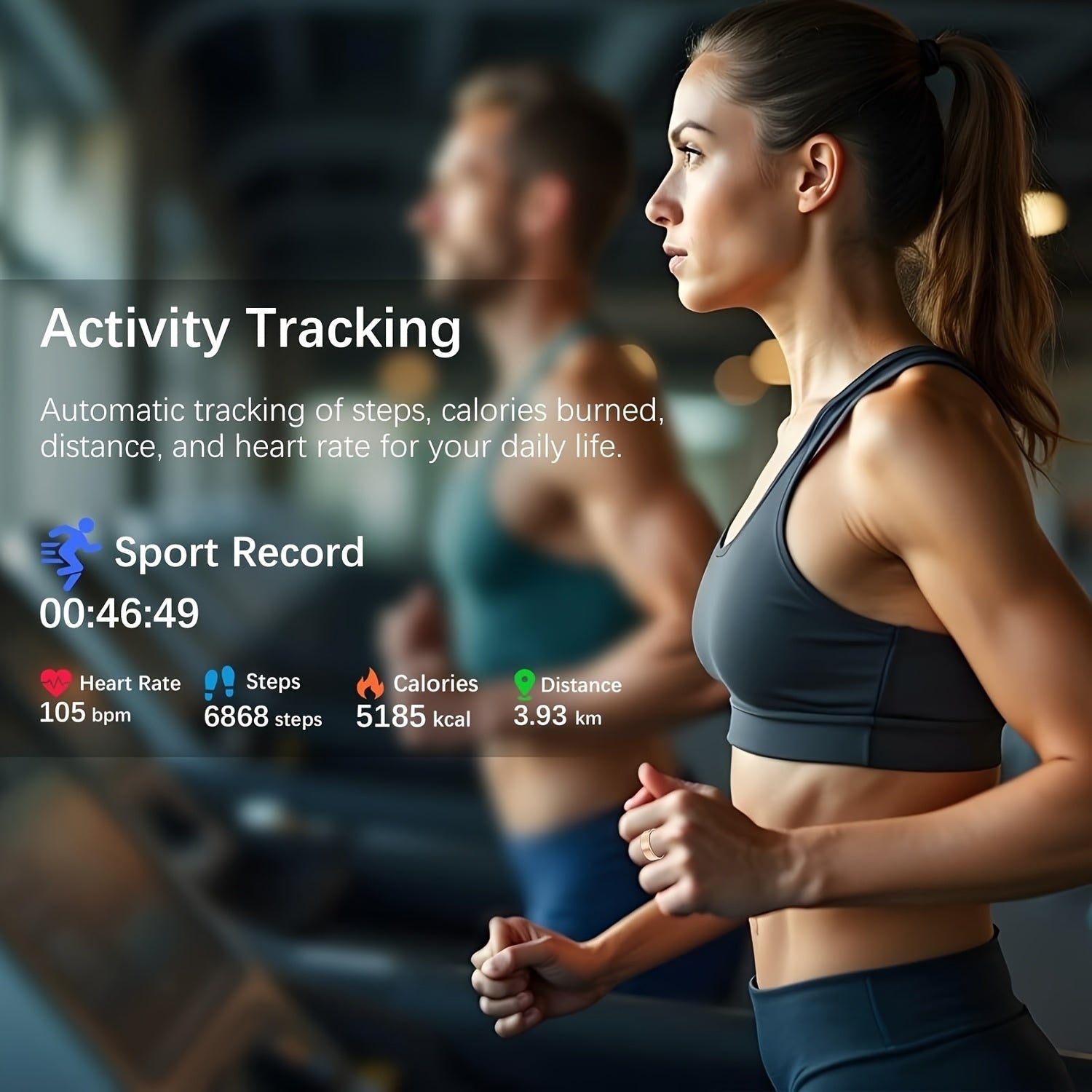 Smart Ring for Women & Men – IP68 Waterproof Fitness Tracker with Sleep Monitoring, Heart Rate, HRV, Body Temperature, Stress & Pedometer, Health Ring for iPhone & Android, Sizes 7-13, Black Rose Gold Silver