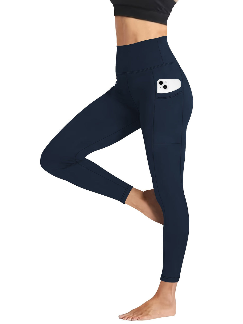 Women's High-Waist Yoga Pants with Tummy Control – Stretchy Breathable Leggings for Fitness Cycling Yoga & Outdoor Sports, Sizes S-XXL