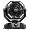 Camping Fan with 20000mAh Battery 8-Speed Settings Enhanced Motor USB Rechargeable - Portable Tent Fan for Camping, Hiking, Outdoor Adventures & Emergency Use