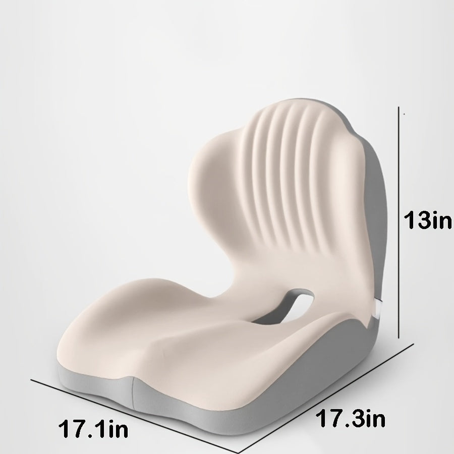 Memory Foam Lumbar Support Cushion for Office Chair & Car Seat – Ergonomic Lower Back & Hip Support Pillow, Breathable Non-Slip Design for Prolonged Sitting Driving Work from Home, 10 Colors