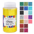 1lb Craft Glitter Powder 19 Colors – Fine Ultra Fine Chunky Glitter with Shaker Top for Tumblers Resin Scrapbooking DIY Crafts, Bulk Glitter for Kids Adults Artists