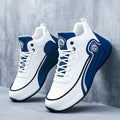 Arch Support Corrective Men's Running Shoes Anti-Slip – Lightweight Breathable Athletic Sneakers for Flat Feet, Walking Gym Tennis Casual Wear, White Blue & White Grey, Sizes US 7–12.5