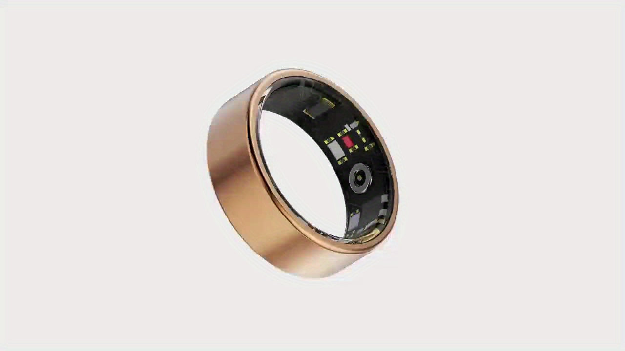 Smart Ring Fitness Tracker for Women Men Step Counter Calories HRV Stress Monitor Heart Rate 100+ Sports Modes IP68 Waterproof Health Ring iPhone Android Compatible