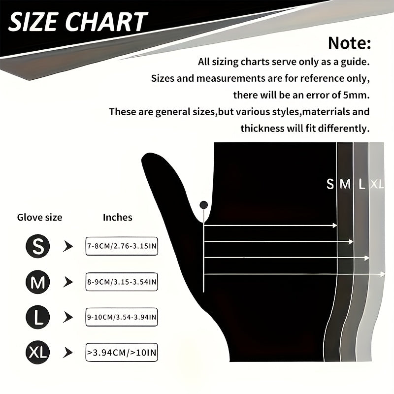 Black Nitrile Disposable Gloves 200 Count – 6 Mil Thick, Latex-Free, Powder-Free, Chemical Resistant, Flexible Form-Fitting, S/M/L/XL for Mechanic, Maintenance, Cleaning, Food Service & Medical Use