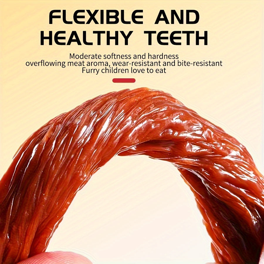 Dried Beef Tendon Dog Chews Natural High-Protein Jerky Treats Chew Sticks for Training Rewards Dental Health All Breeds Small Medium Large Dogs 250g 500g 2-Pack
