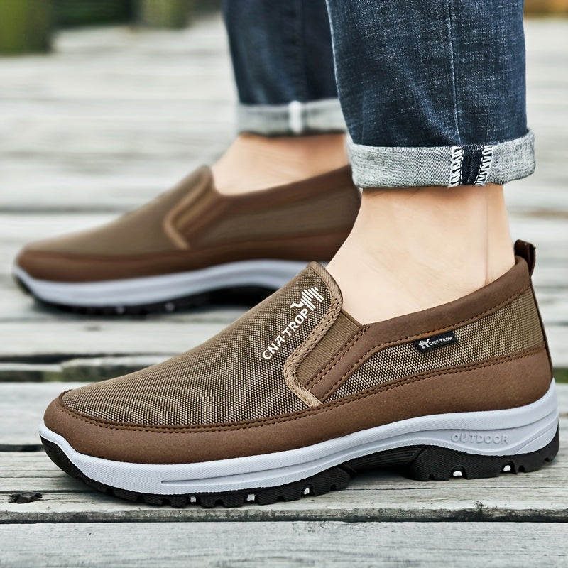 Men's Hiking Shoes Non-Slip Breathable Outdoor Trail Sneakers Lightweight Cushioned Walking Shoes for Men 4 Colors Sizes US 6.5-12.5 Comfortable Trekking Shoes for Camping Adventure Travel
