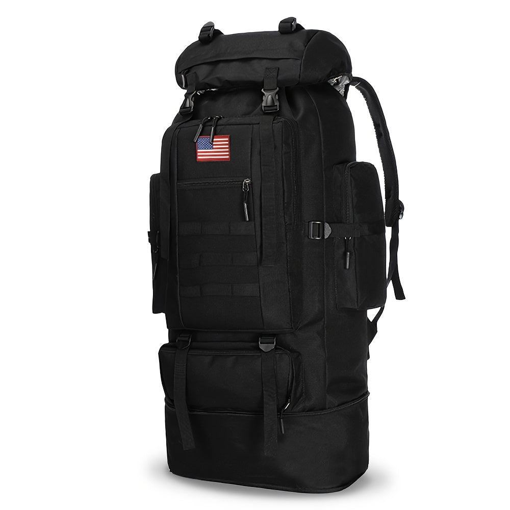 100L Tactical Backpack Large Capacity Molle Hiking Backpack with Multiple Compartments & Ergonomic Straps - Heavy Duty for Camping, Travel, Trekking & Outdoor Adventures