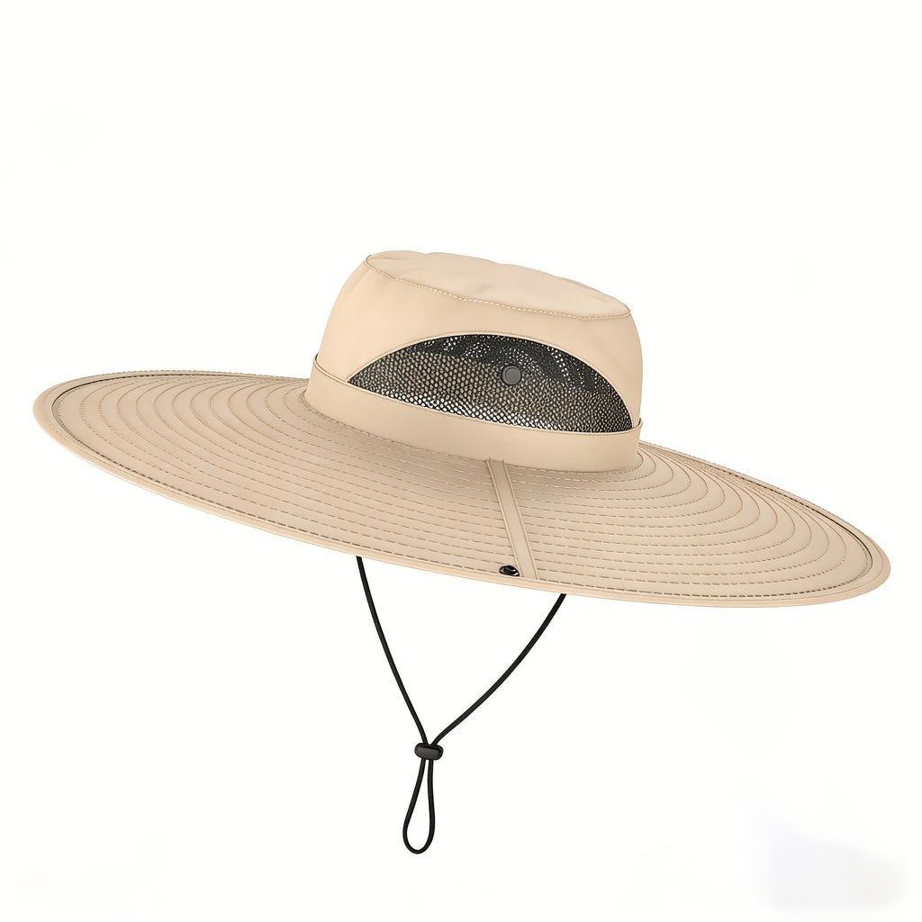 Solar Fan Hat with Dual Fans & USB Charging for Men & Women – Wide Brim Cooling Cap with Long Battery Life for Camping, Hiking, Fishing, Gardening & Outdoor Work | Black, Dark Gray & Khaki
