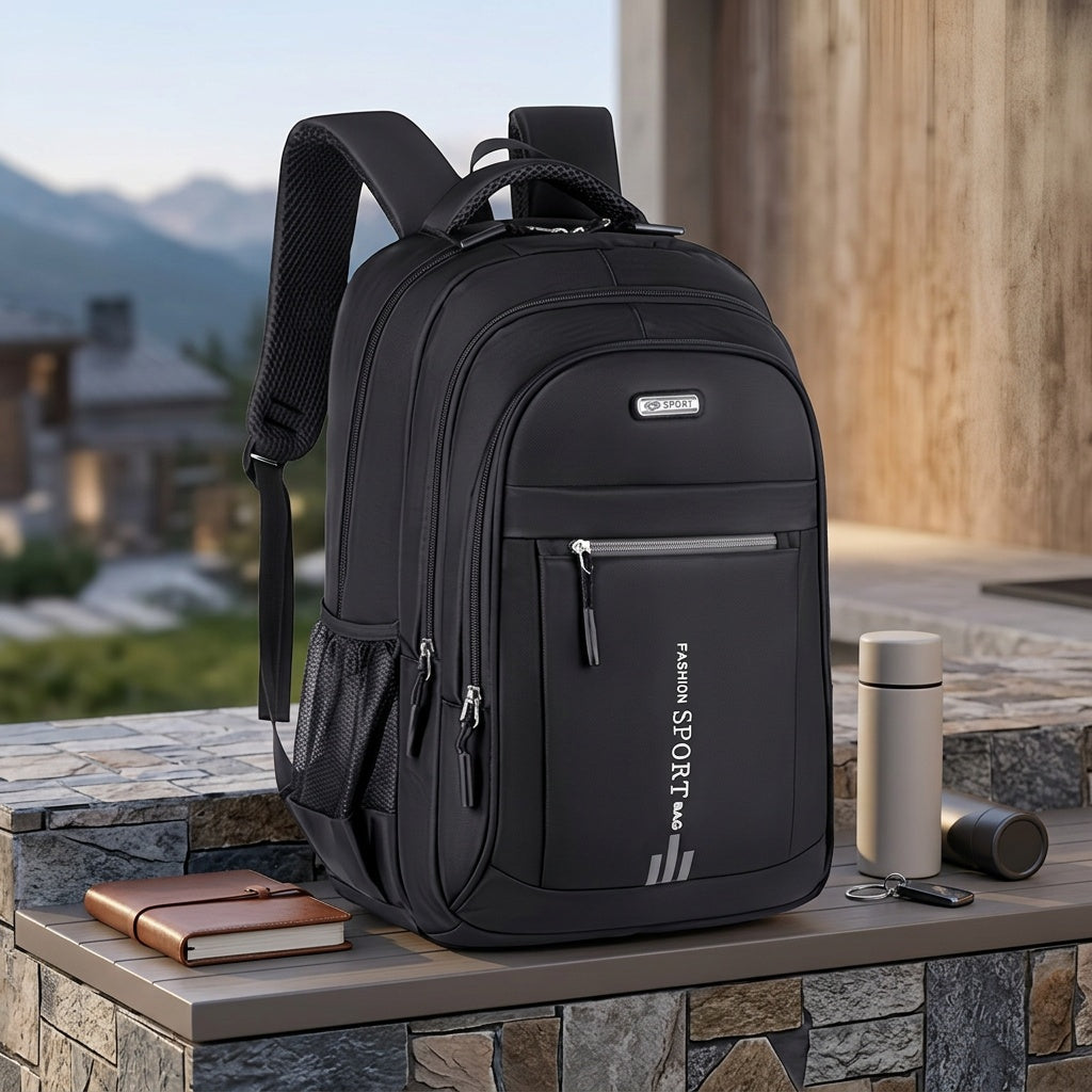 Men's Large Capacity Travel Backpack Set Durable Nylon Multi-Compartment Laptop Bag with Adjustable Straps for Business Travel Campus – Backpack & Handbag Shoulder Bag Combinations