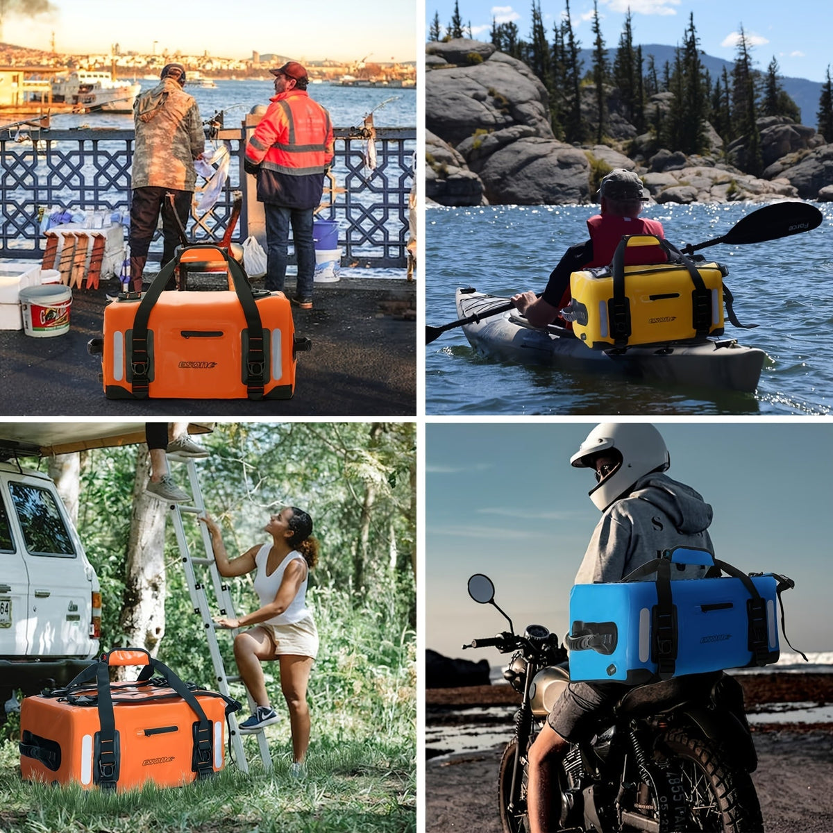 Waterproof Dry Bag Backpack for Kayaking, Camping, Surfing & Travel – Lightweight Roll-Top Duffel Bag for Men & Women, Paddle Board, Boating & Outdoor Adventures, 40L / 60L / 90L