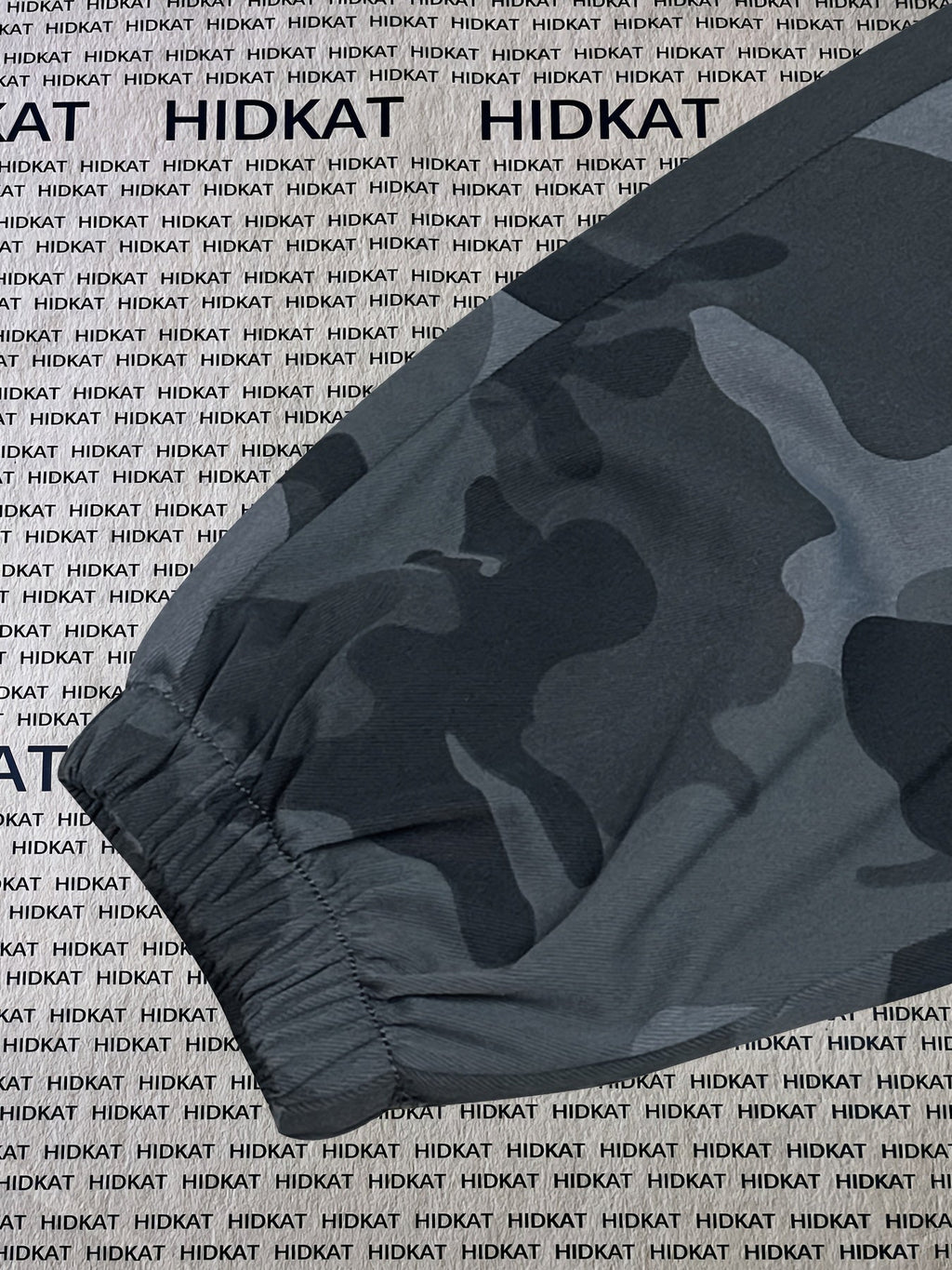 Women's Camo Cargo Pants Lightweight Breathable Hiking Outdoor Casual Long Pants – Multi-Pocket Elastic Waist, Sizes XS-XXL, Camouflage Khaki Black Army Green Grey