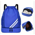 Lightweight Sports Drawstring Backpack for Men & Women | Gym Bag for Basketball Yoga Fitness | Spacious Polyester Shoulder Bag with Drawstring Closure & Inner Pouch | 6 Colors