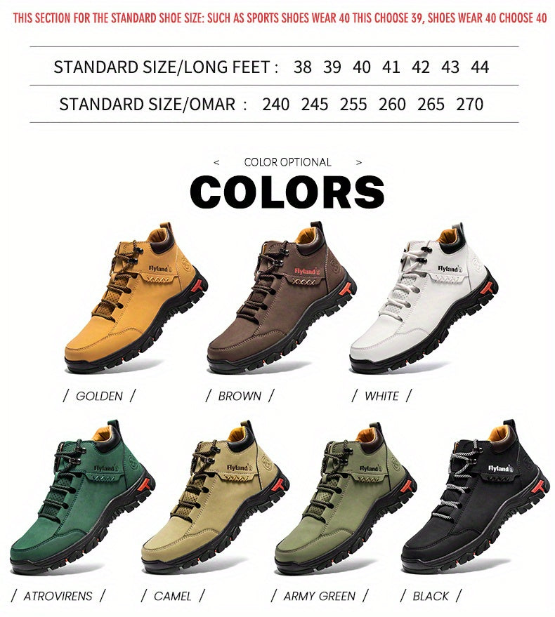 Men's Genuine Leather Chukka Boots Vintage Classic Top Layer Cowhide for Daily Casual Work Office White Black Golden Dark Green Camel Army Green Dark Brown US 8-13