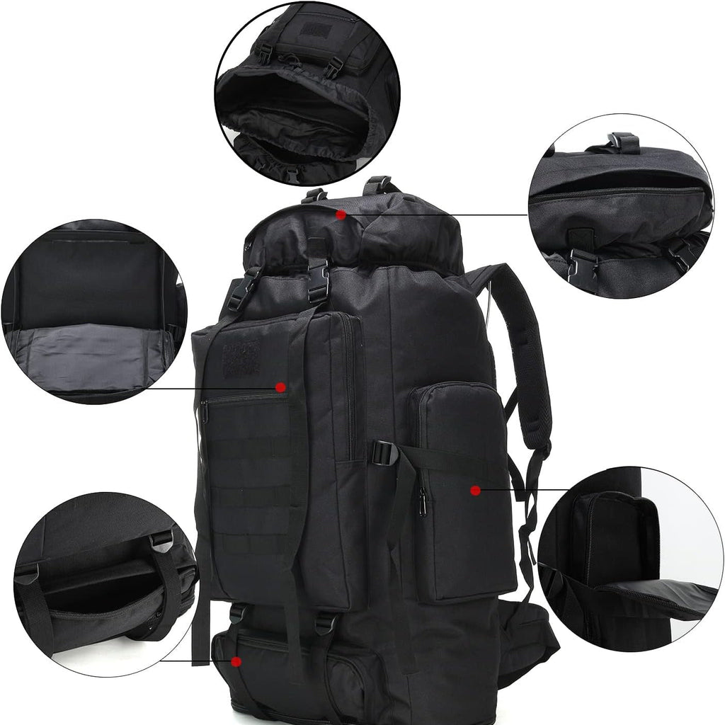Expandable Hiking Backpack 26-42L for Men & Women – Lightweight Camping Mountaineering Daypack with Multi-Compartment Outdoor Travel Pack