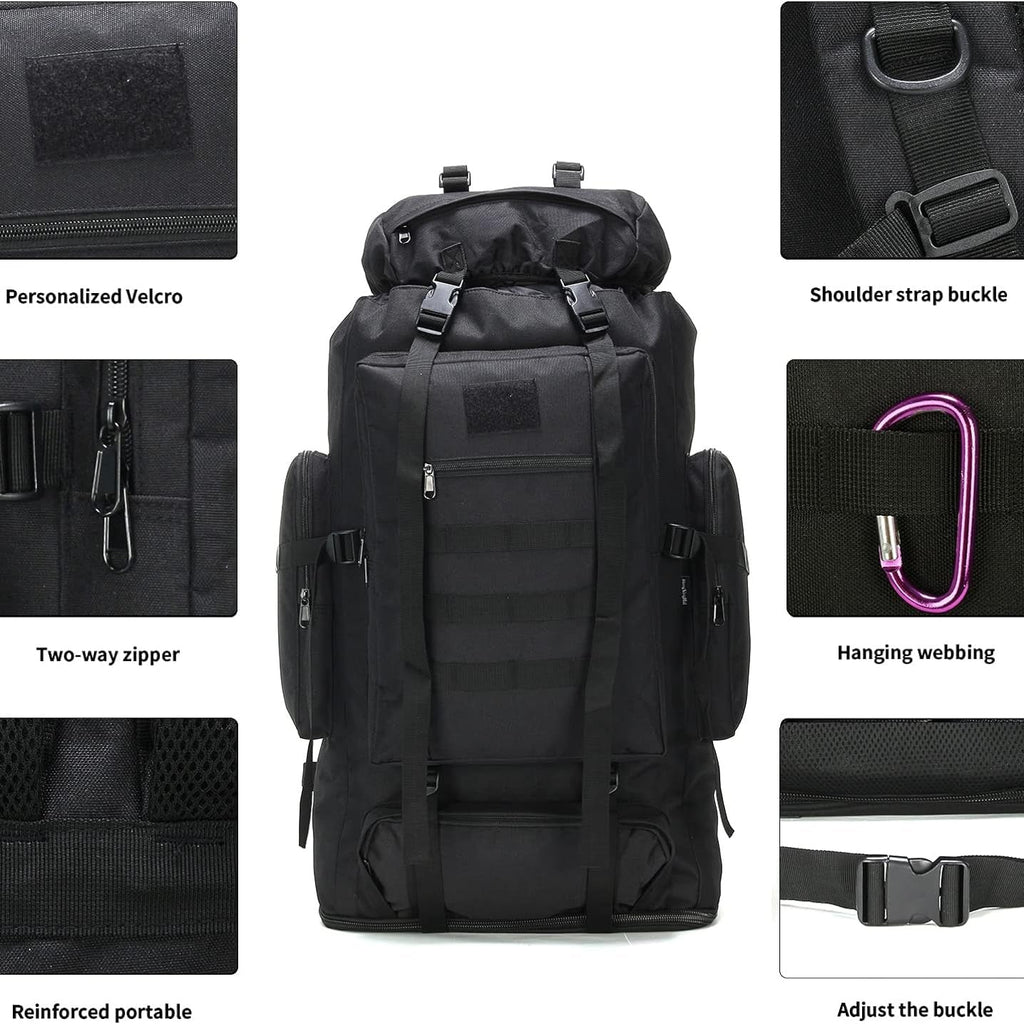 Expandable Hiking Backpack 26-42L for Men & Women – Lightweight Camping Mountaineering Daypack with Multi-Compartment Outdoor Travel Pack
