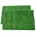 2-Pack Washable Dog Potty Training Mat Reusable Artificial Grass Pad Odor Control for Puppies Adult Dogs Indoor Outdoor Balcony Patio Housebreaking Travel Pet Waste Solution