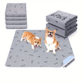 Washable Reusable Dog Pee Pads with Bone Print – Non-Slip Leakproof Absorbent Puppy Training Pads, Machine Washable Whelping Pads for Couch Crate Playpen Potty Training, Multiple Sizes