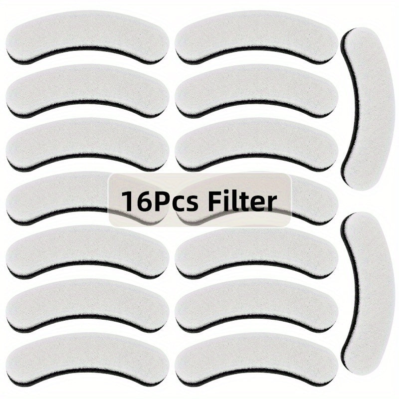 Dog Cat Water Fountain Replacement Filters 4 8 16 20 24 Pack Activated Carbon Multi-Filtration Compatible with NPET DF10 DF30 Automatic Pet Water Dispenser BPA Free Food Grade