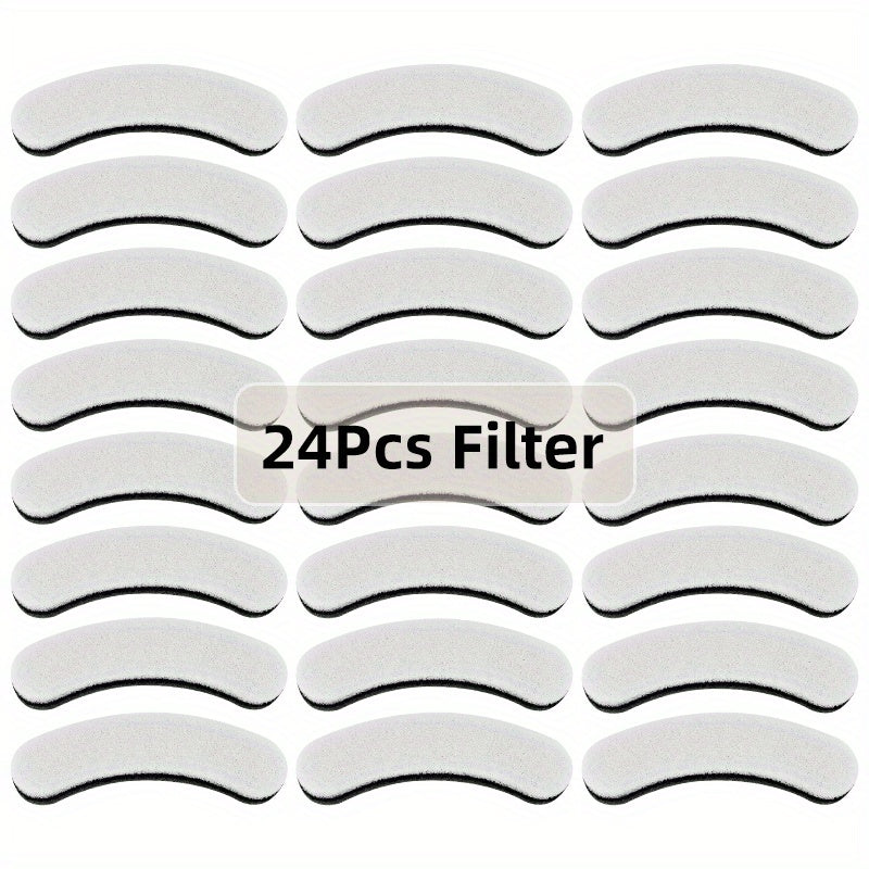 Dog Cat Water Fountain Replacement Filters 4 8 16 20 24 Pack Activated Carbon Multi-Filtration Compatible with NPET DF10 DF30 Automatic Pet Water Dispenser BPA Free Food Grade