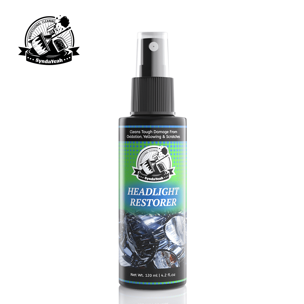 Headlight Restoration Kit Complete Care Solution – Removes Oxidation, Yellowing & Discoloration, Restores Clarity & Gloss, UV Protective Coating for Cars Trucks SUVs – DIY Headlight Lens Repair Set