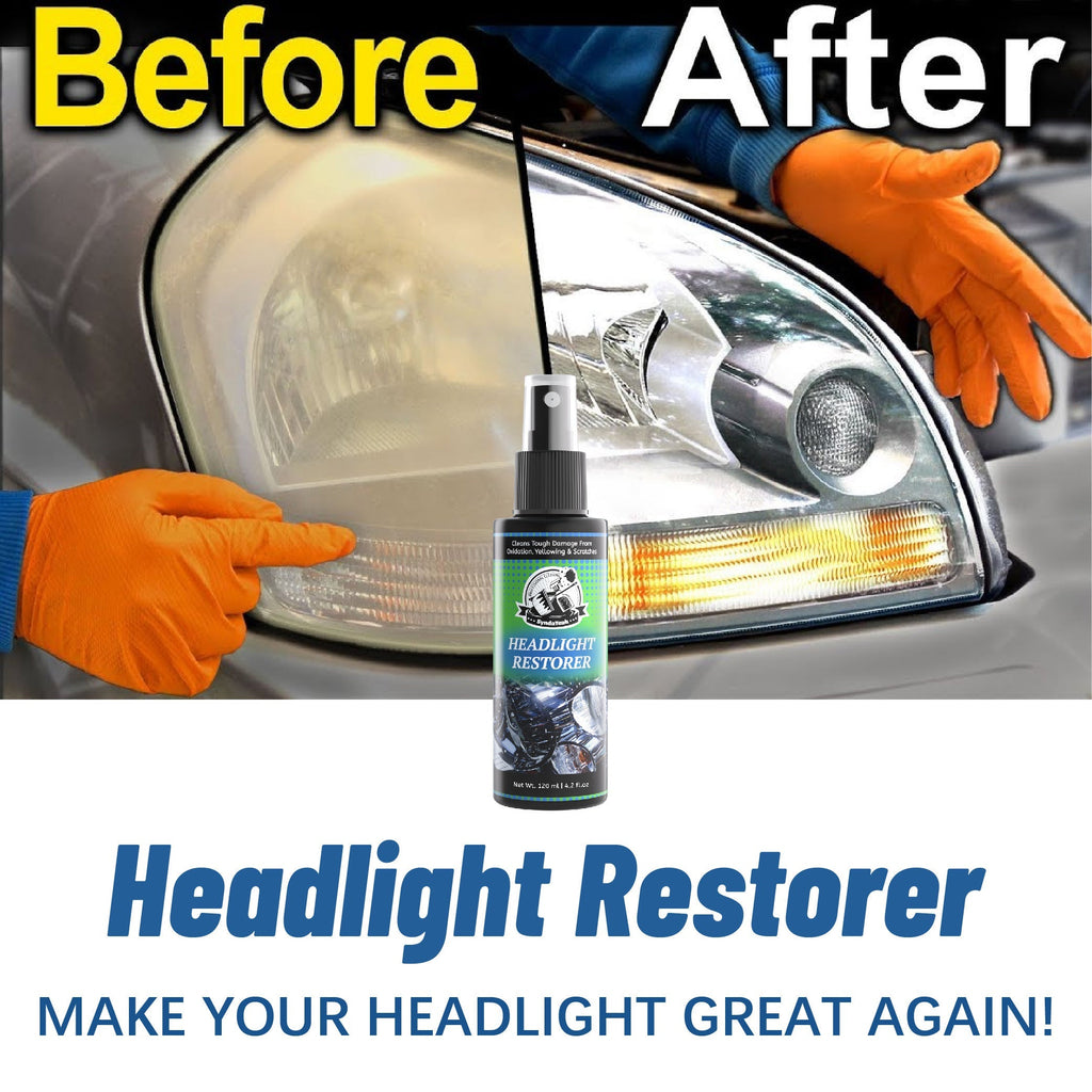 Headlight Restoration Liquid 4.06oz – No Polishing Required, Instantly Clears Cloudy & Yellowed Lenses, Quick DIY Headlight Repair Solution, Enhances Visibility & Brightness, Universal Fit for All Car Models, Headlight Cleaner & Refurbishment Fluid