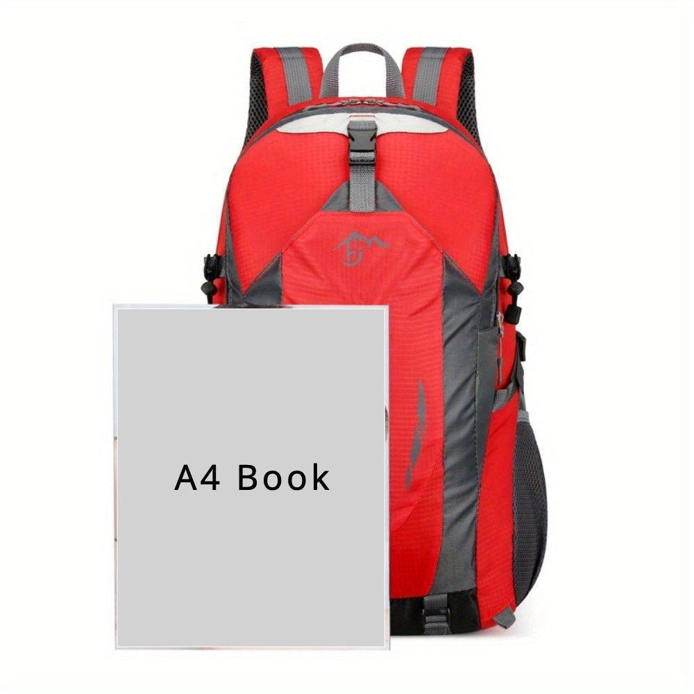 Hiking Backpack 25.8L Daypack for Men Women Kids – Lightweight Outdoor Rucksack with Torso Adjustment & Zipper Pockets for Camping, Mountaineering, Travel & Day Trips, 4 Colors
