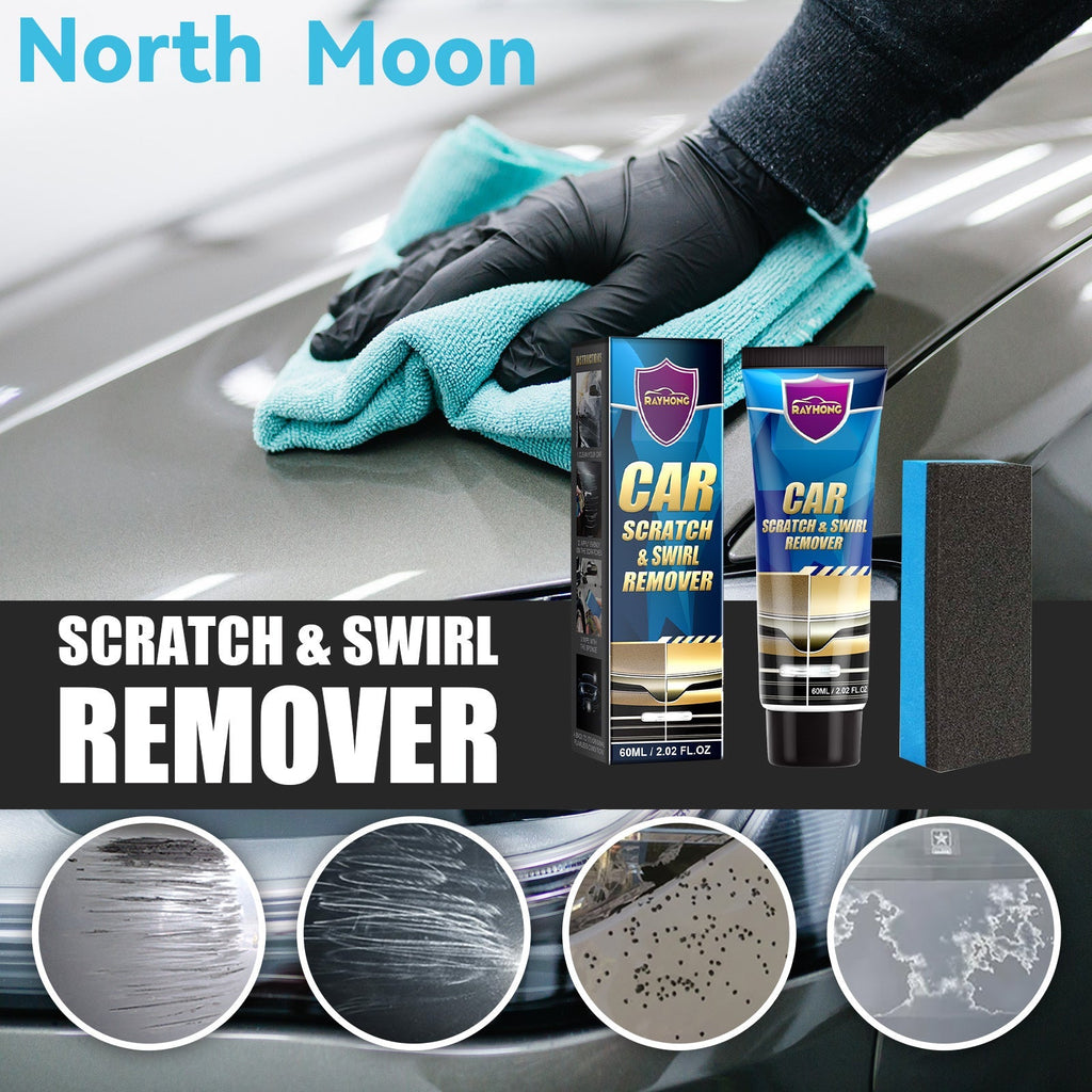 Car Scratch & Swirl Remover Paste 3-Pack Universal Color Match Formula Auto Paint Repair Polishing Cream Easy Touch-Up Restoration for All Car Colors Exterior Car Care Detailing Kit