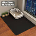 Cat Litter Trapping Mat Extra Large Double Layer Honeycomb Non-Slip Washable EVA Litter Box Mat Soft on Paws 3 Sizes 3 Colors