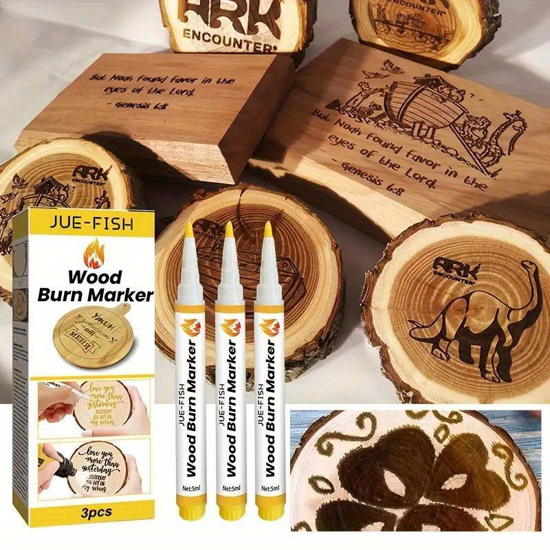 Wood Burning Kit 12 Pcs Pyrography Set with Wooden Coasters Burning Pen DIY Woodworking Craft Tool 4 Boxes