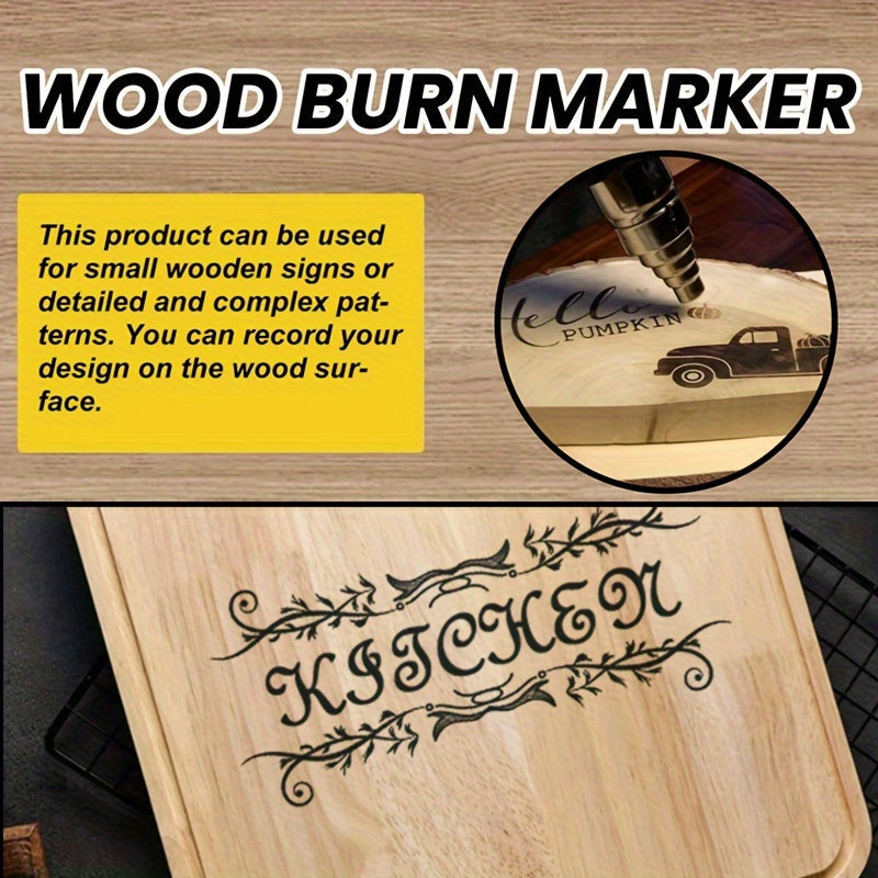 Wood Burning Kit 12 Pcs Pyrography Set with Wooden Coasters Burning Pen DIY Woodworking Craft Tool 4 Boxes