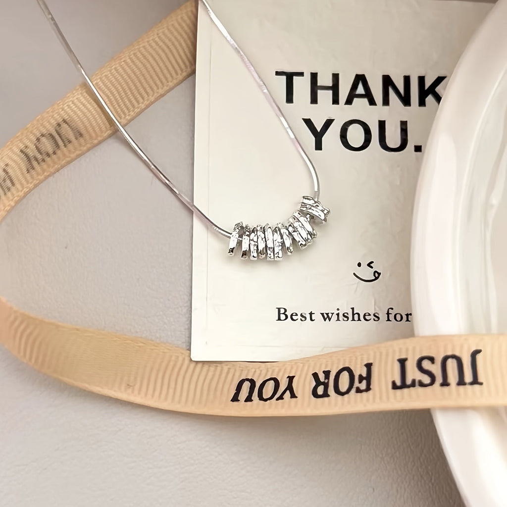925 Sterling Silver Hypoallergenic Necklace Women – Classic Elegant Tarnish-Resistant Minimalist Pendant All-Season Daily Wear Gift Birthday Anniversary Valentine's Day Christmas