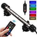Submersible LED Aquarium Light Multicolor Underwater Fish Tank Light 7.5 to 35 Inch Multiple Sizes 9 to 66 LEDs for Freshwater Saltwater Aquarium Decoration Reef Planted Tank
