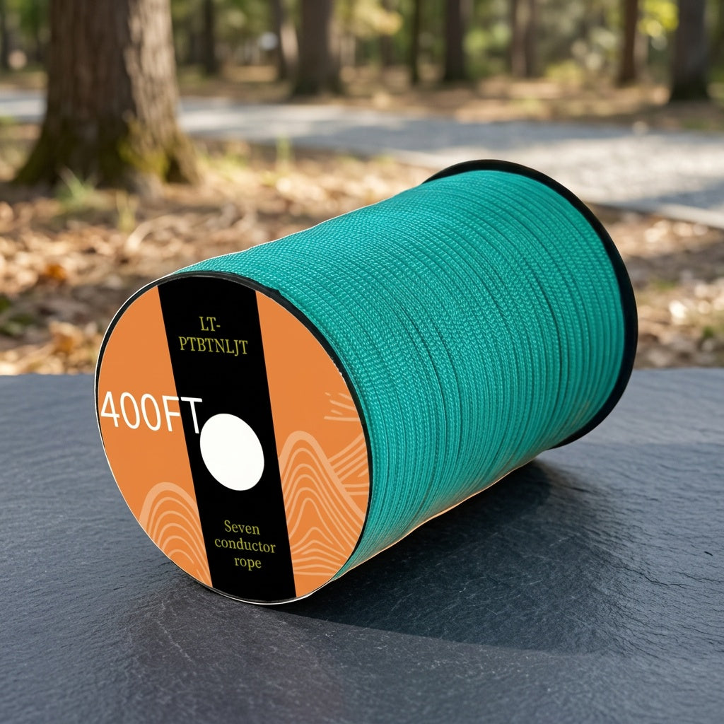 7-Core Paracord Rope for Camping Hiking Survival – Multi-Purpose Nylon Tent Rope for Tie-Down Hanging Bracelet Keychain Backpack Lashing, 30M 50M 100M Vivid Colors